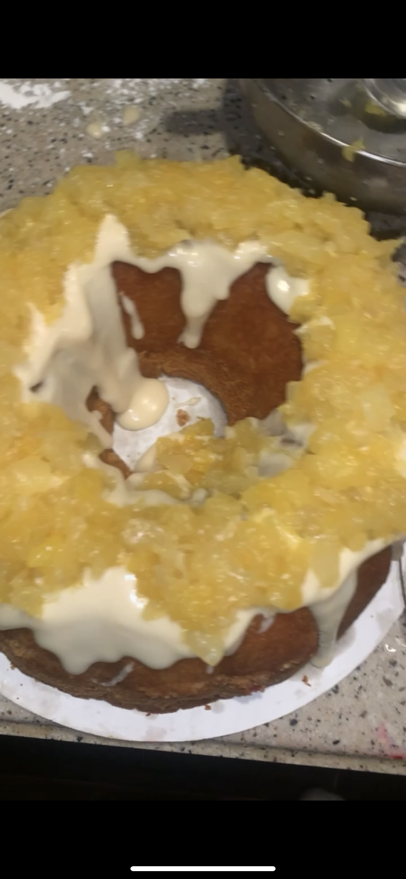 Pineapple Pound Cake